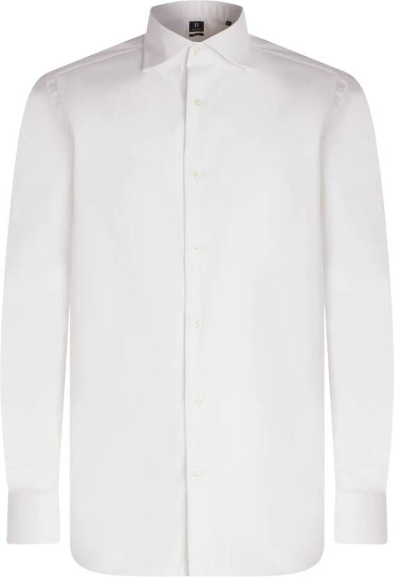 Boggi Milano Formal Shirts Wit Heren