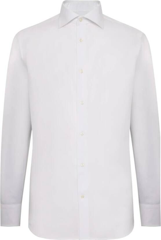 Boggi Milano Ultimate Non-Iron Shirt White Heren
