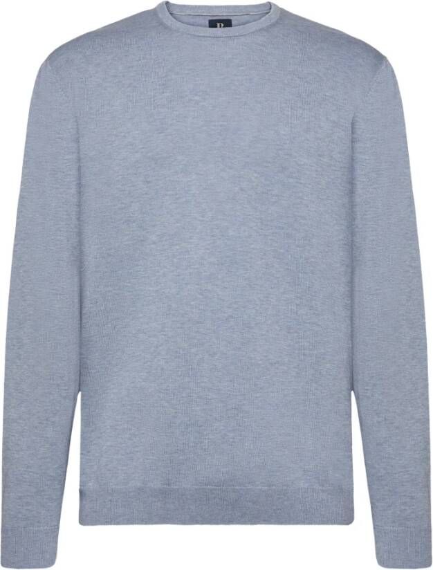 Boggi Milano Knitwear Blauw Heren