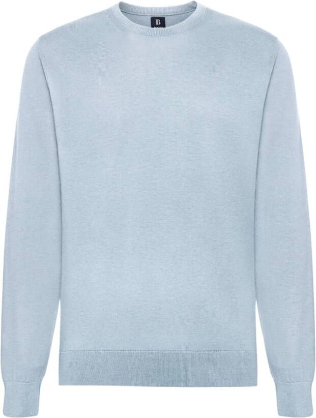 Boggi Milano Knitwear Blauw Heren