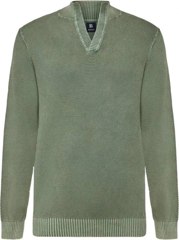 Boggi Milano Knitwear Groen Heren