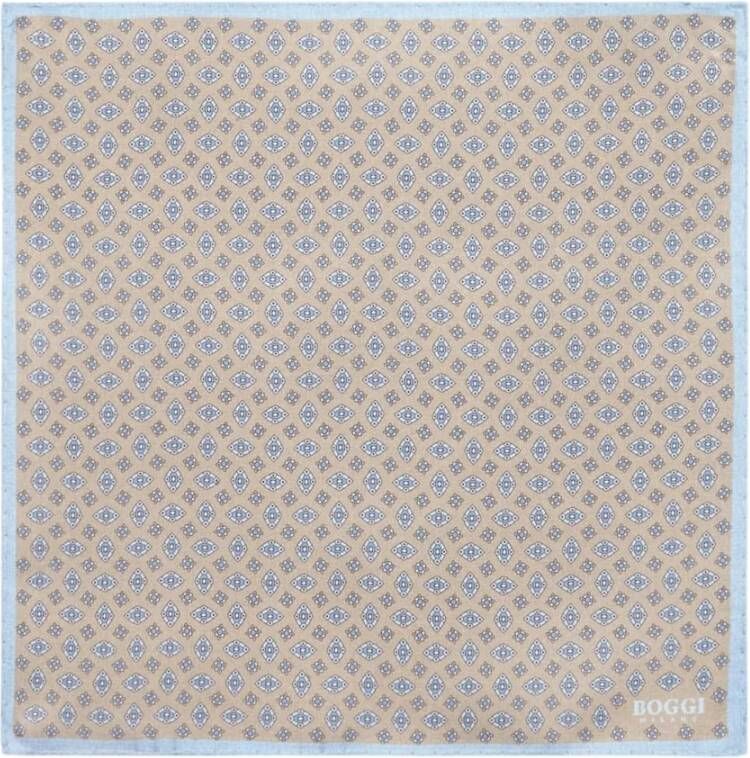 Boggi Milano Pocket Scarves Beige Heren