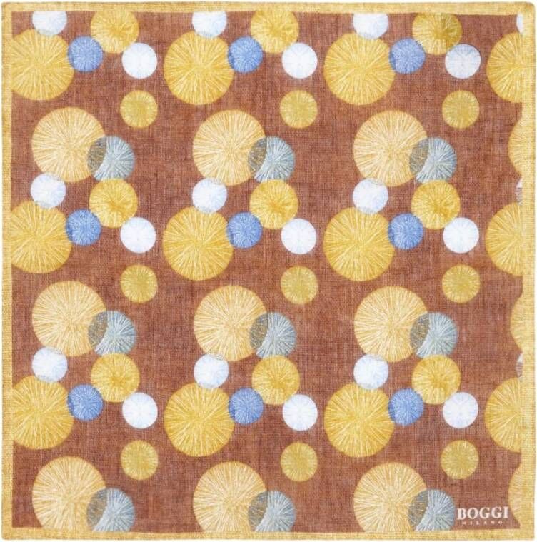 Boggi Milano Pocket Scarves Meerkleurig Heren