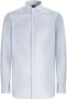 Boggi Milano Stretch P.Point Windsor Collar Shirt Regely Fit Blauw Heren - Thumbnail 1
