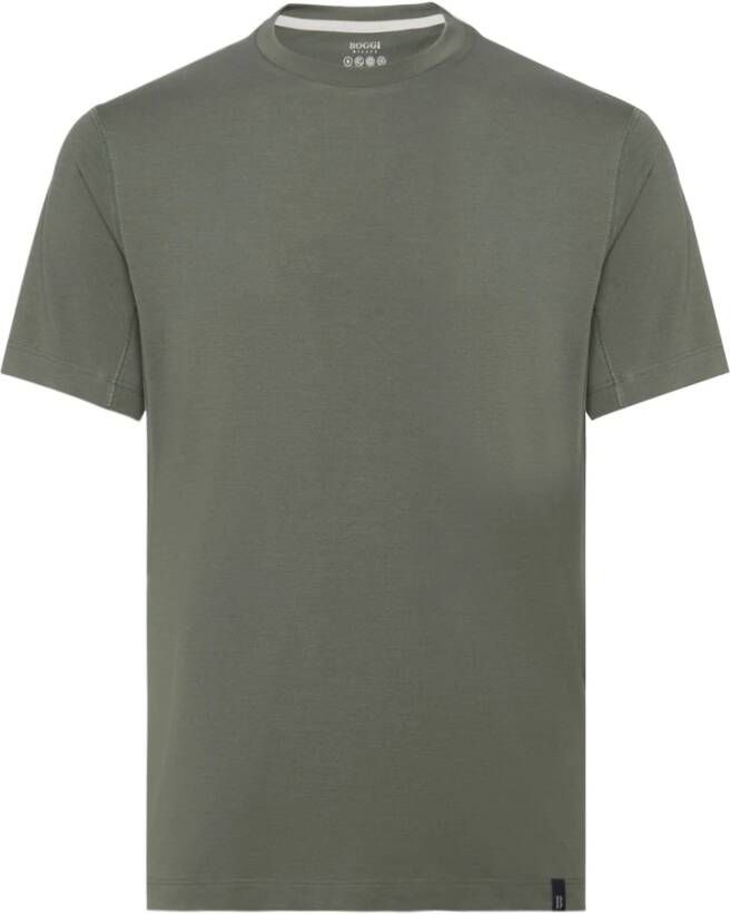 Boggi Milano T-Shirts Groen Heren