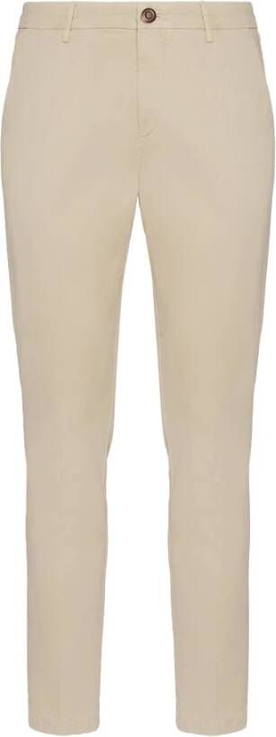 Boggi Milano B Sustainable Stretch katoenen broek Beige Heren