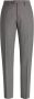 Boggi Milano B wasbaar wasbare wollen stretch broek Grijs Heren - Thumbnail 1