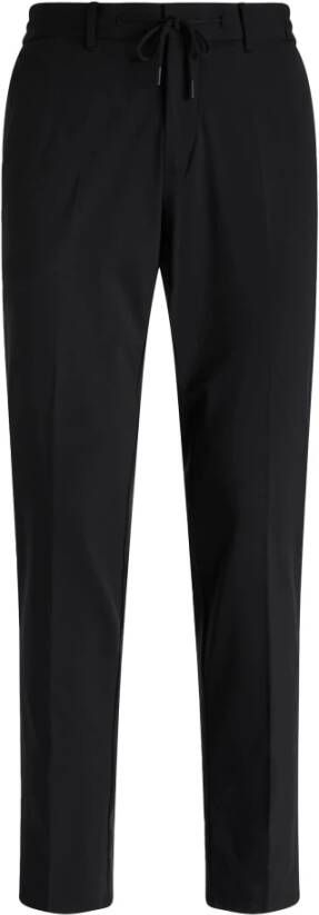 Boggi Milano B Tech Btech Stretch Nylon Trousers Zwart Heren