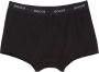 Boggi Milano Stretch katoenen Jersey Boxershorts Black Heren - Thumbnail 1