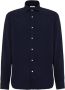 Boglioli Blauw Katoenen Franse Kraag Overhemd Blauw Heren - Thumbnail 1
