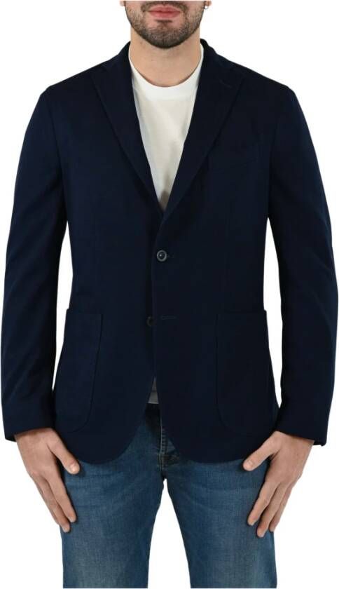 Boglioli Blazers Blauw Heren