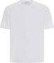 Boglioli Hemelsblauw Linnen T-shirt White Heren - Thumbnail 1