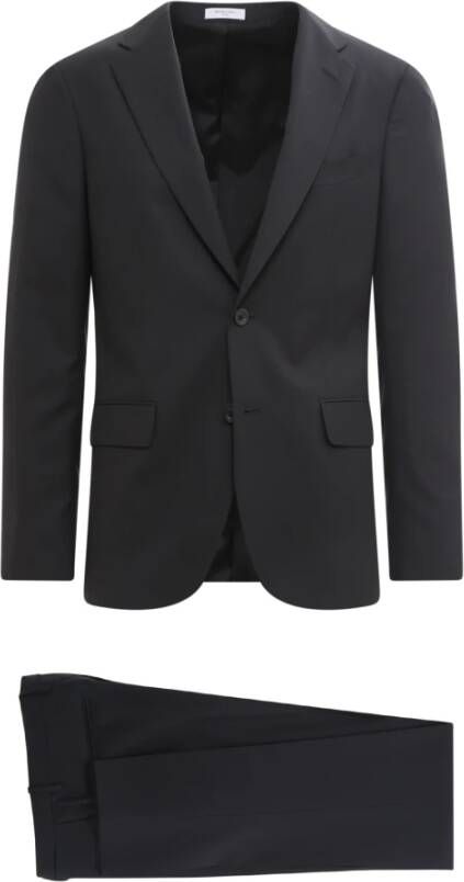 Boglioli Men39 Clothing Suit Black Ss23 Zwart Heren