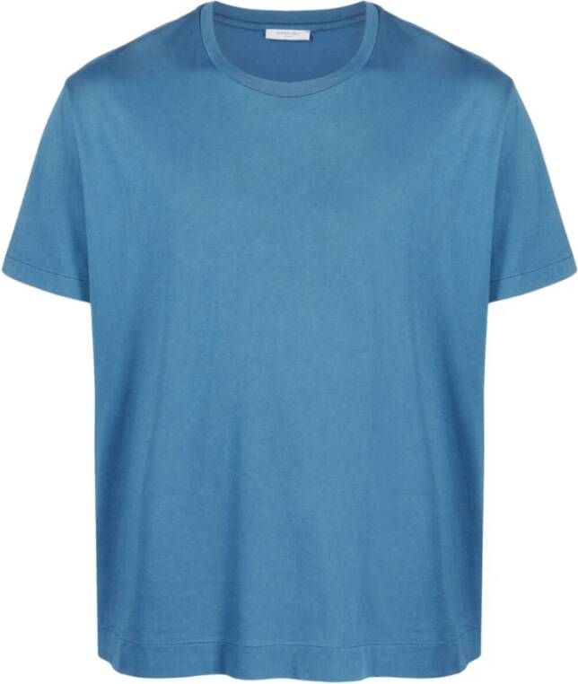 Boglioli T-Shirts Blauw Heren
