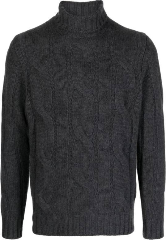 Boglioli Zwarte Sweaters Stijlvolle Collectie Black Heren