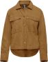 BomBoogie Alis Su?de Shirt-Jacket Trendy en Moderne Leren Jas voor Dames Bruin Dames - Thumbnail 2