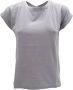 BomBoogie Asymmetrische Ronde Zoom T-shirt voor Dames Purple Dames - Thumbnail 1
