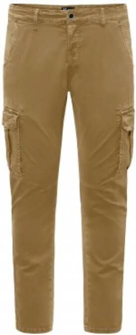 BomBoogie Beige Katoenen Cargo Broek Bruin Heren