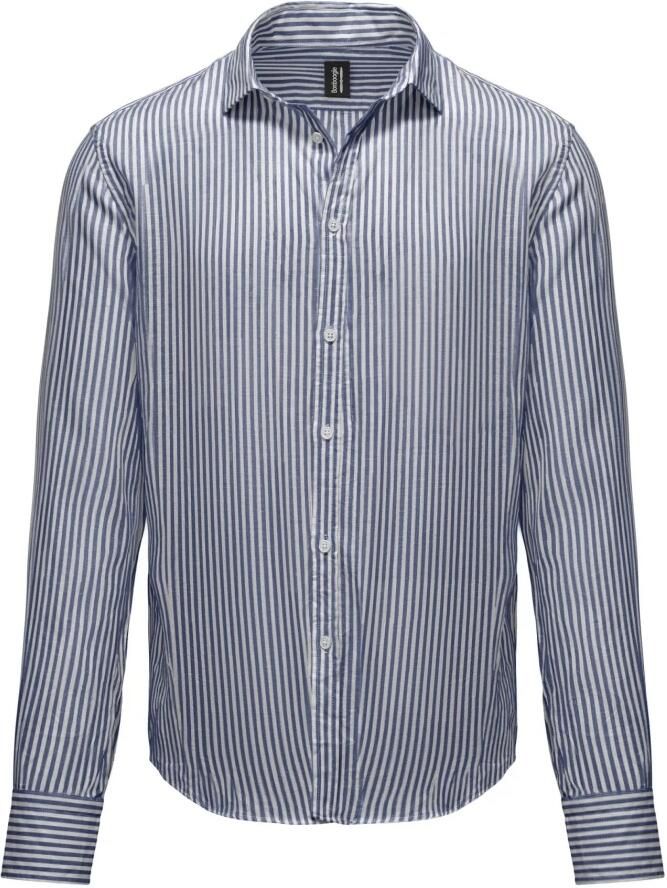 Bomboogie Overhemd Lange Mouw SM8444 TLRS4-20 NAVY BLUE