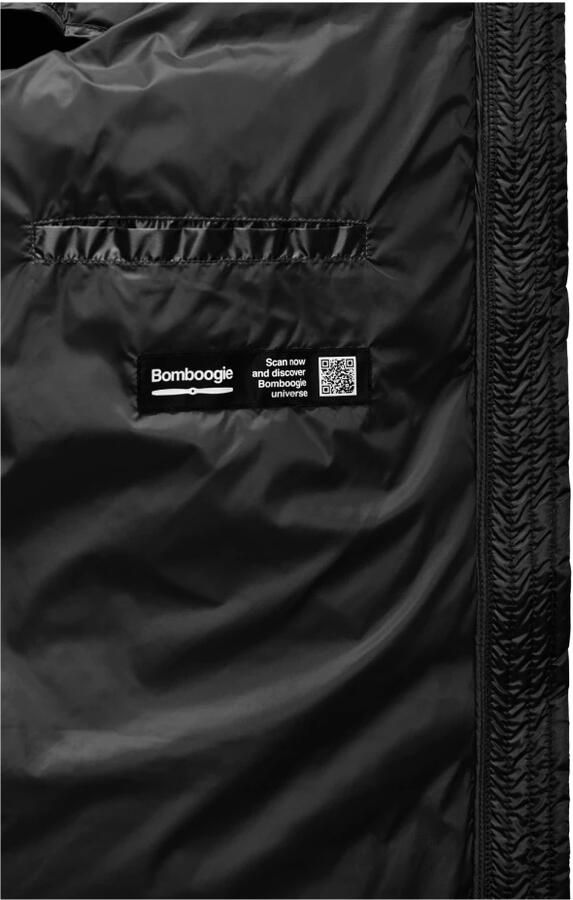 BomBoogie Pola Vest Dames Donsvest van Bright Nylon Zwart Dames