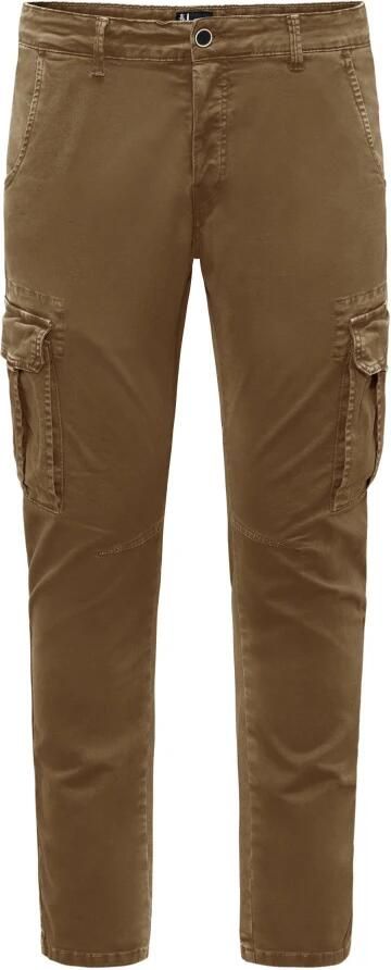 BomBoogie Slim-fit Cargo Broek Brown Heren - Foto 3