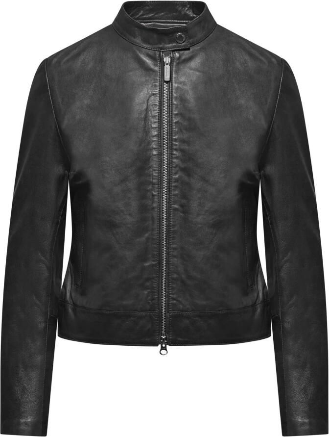 BomBoogie Win Leren Jas Black Dames - Foto 3
