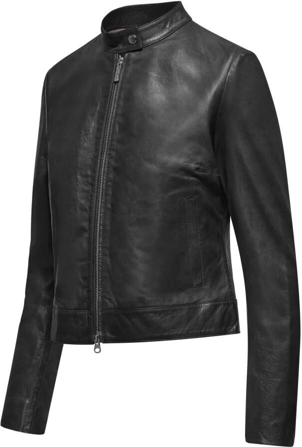 BomBoogie Win Leren Jas Black Dames - Foto 2