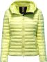 BomBoogie Bright Nylon Hooded Jacket with Synthetic Padding Green Dames - Thumbnail 1