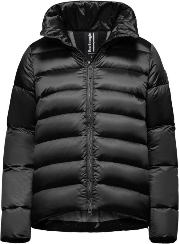 BomBoogie Bruges Jas Bright Nylon Donsjas Zwart Dames