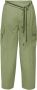 BomBoogie Cargo Ballon Fit Broek met Twee-Tone Touw Riem Groen Dames - Thumbnail 1