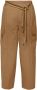 BomBoogie Cargo Balloon Fit Koord Riem Broek Bruin Dames - Thumbnail 1