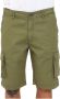 BomBoogie Cargo Stijl Stretch Katoenen Shorts Groen Heren - Thumbnail 2