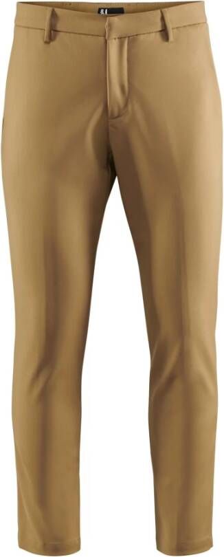 BomBoogie Chino Broek van Stretchkatoen Beige Heren