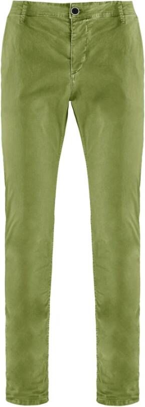 BomBoogie Slim Fit Chino Broek Green Heren