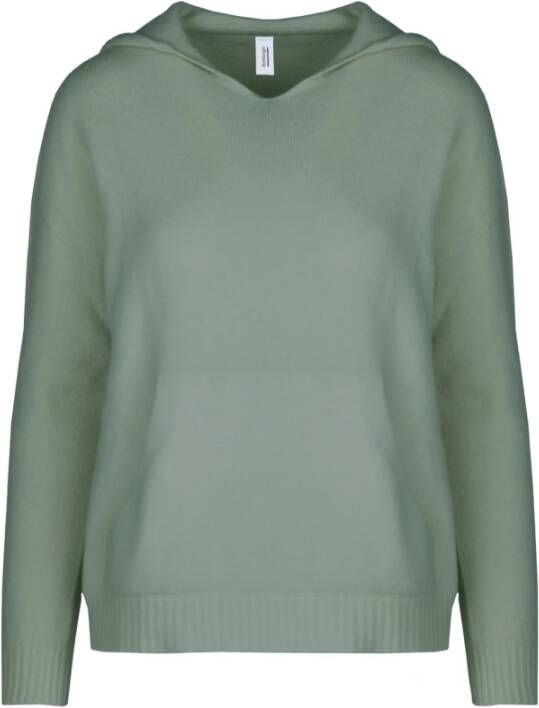 BomBoogie Comfortabel sweatshirt met capuchon en kangoeroezak Groen Dames