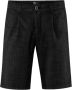 BomBoogie Comfortabele Chino Bermuda Shorts Zwart Heren - Thumbnail 1