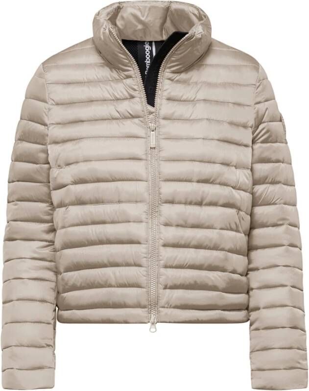 BomBoogie Comfortabele jas met synthetische vulling en hoge kraag Grijs Dames