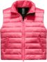 BomBoogie Comfortabele Synthetisch Gewatteerde Vest met Hoge Kraag Roze Dames - Thumbnail 1