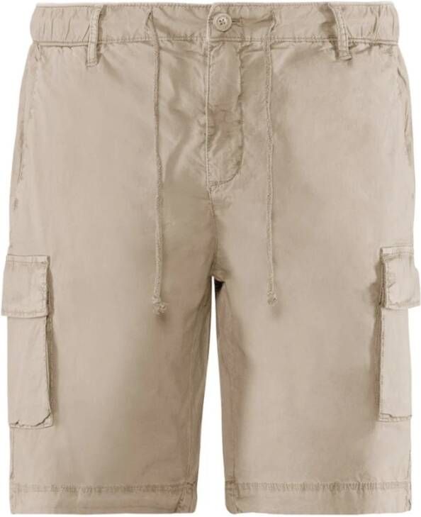 BomBoogie Comfortabele Cargo Bermuda Shorts Beige Heren