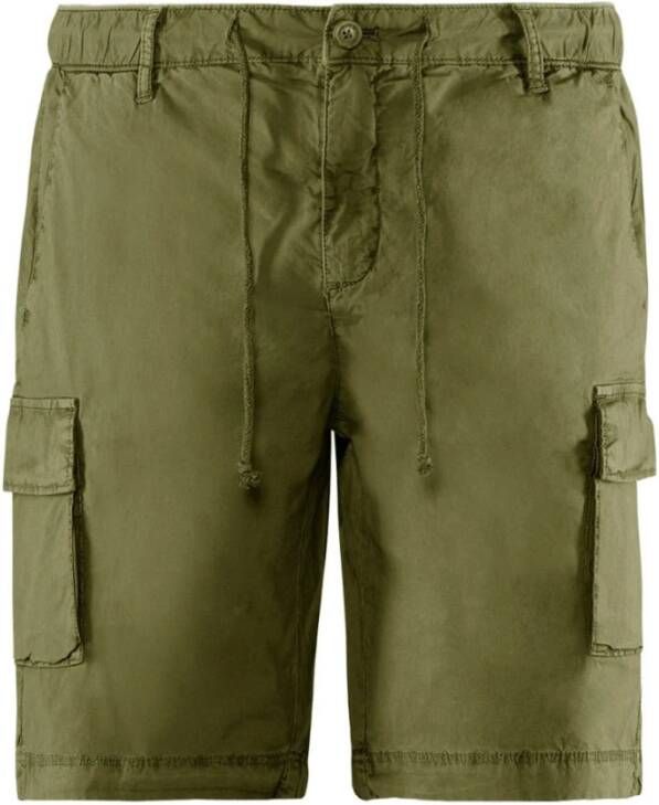BomBoogie Comfortabele Cargo Bermudashorts Green Heren