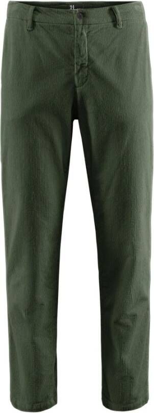 BomBoogie Corduroy Chino Broek Groen Heren
