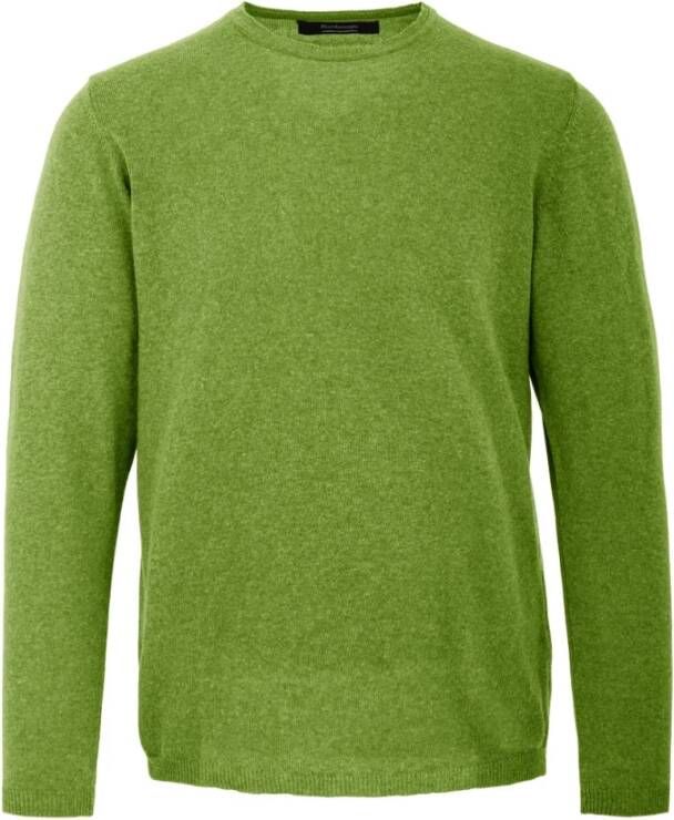 BomBoogie Crew-Neck Gebreide Trui Groen Heren