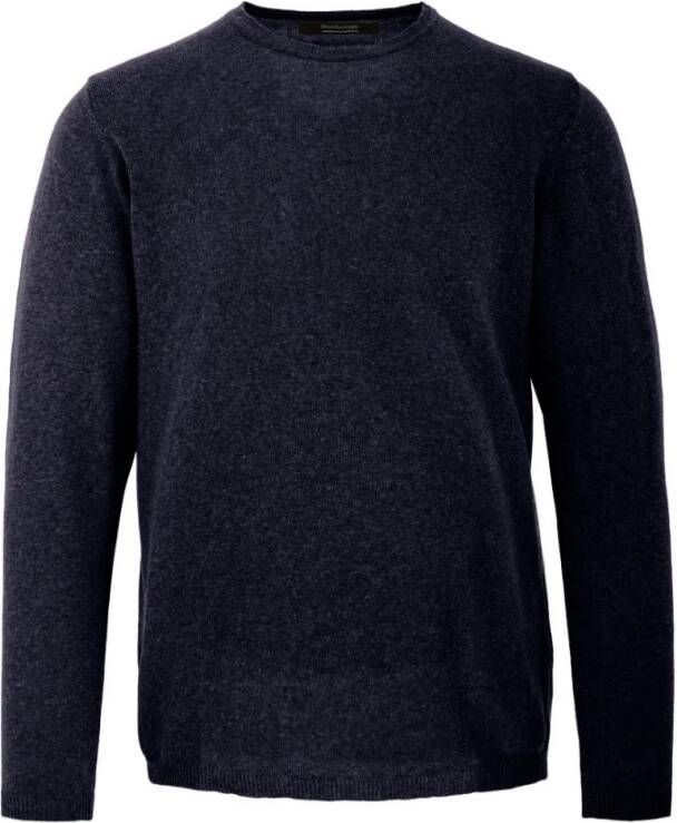 BomBoogie Crew Neck Knitted Pullover Blauw Heren