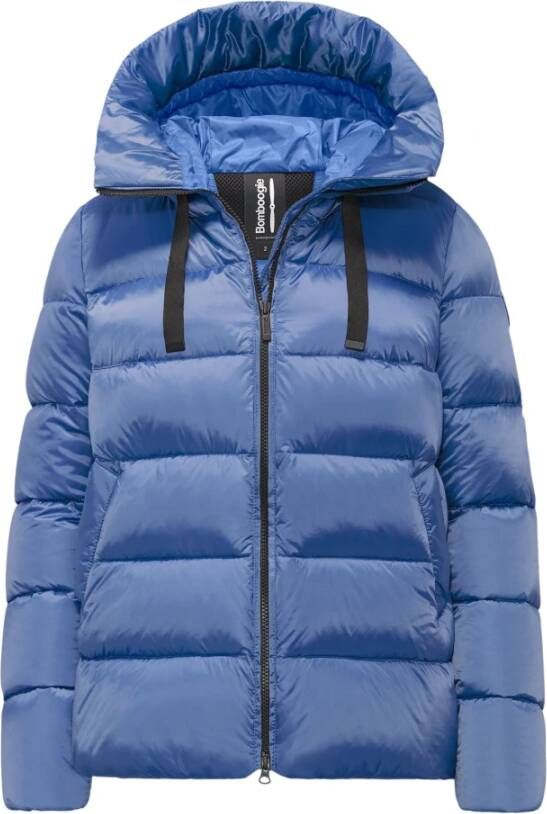 BomBoogie Down Jacket in Bright Nylon Rome Down Jacket Blauw Dames