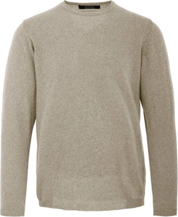 BomBoogie Faded Gebreide Crew Neck Pullover Groen Heren
