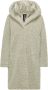 BomBoogie Faux Fur Shearling Jas Beige Dames - Thumbnail 1