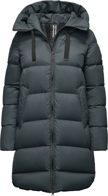 BomBoogie Geneva Jas Gerecyclede Nylon Donsjas Blauw Dames