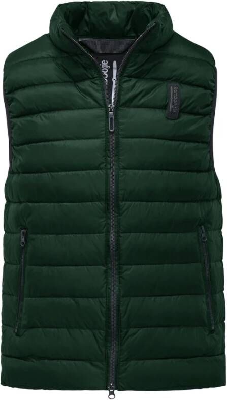 BomBoogie Gewatteerd Nylon Micro-Ripstop Vest Groen Heren