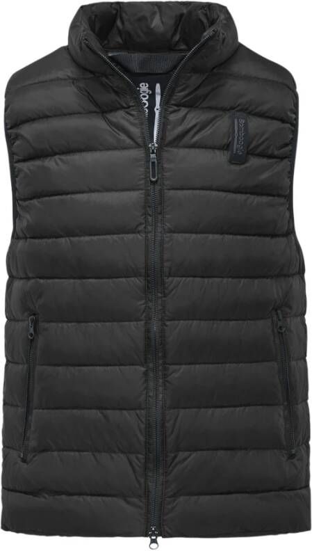 BomBoogie Gewatteerd Nylon Micro-Ripstop Vest Zwart Heren