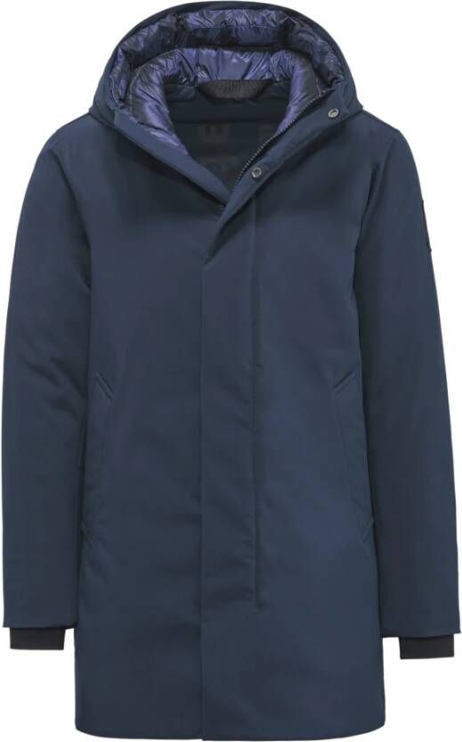 BomBoogie Gewatteerde Jas van Gerecycled Materiaal Aberdeen Thermische Jas Blauw Heren